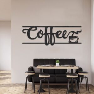 ديكور جداري اكريلليك بنقشة قهوة