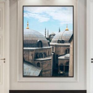 لوحة قماشيةمسجد اسلامي - 80x120 سم