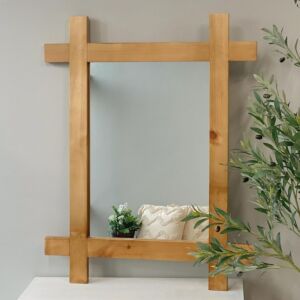 مرآة نيزو خشب طبيعي