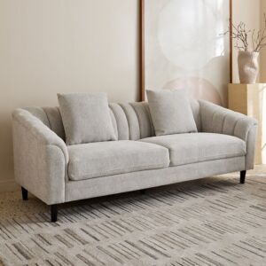 كنبة ثلاثية مع وسادتين زيتا