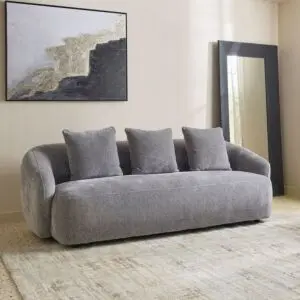 كنبة ثلاثية مع وسادتين من إدوين