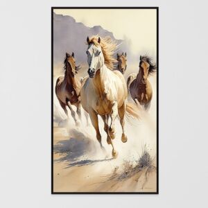 لوحة خيول ريزا