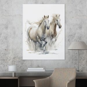 لوحة خيول دوس بلانكو