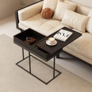 طاولة جانبية كلارينس - اسود