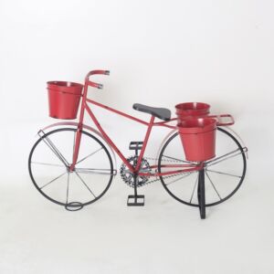 تحفة دراجة معدنية أحمر