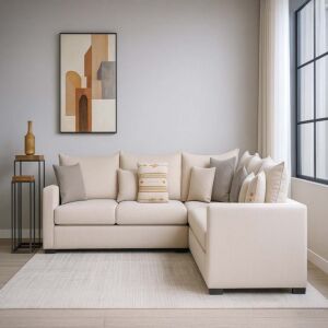 كنب زاوية مورا 4 قطع - بيج