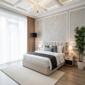 طقم غرفة نوم كينغ 5 قطع ميرو - 180x200 سم