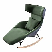 كرسي استرخاء هزاز نيم-اخضر 