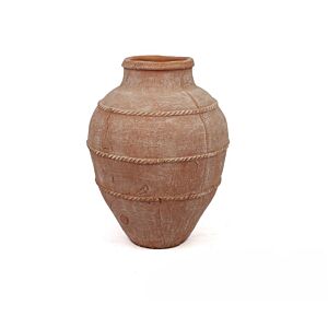 فازة فخار كبيرة جيلان - احمر طوبي