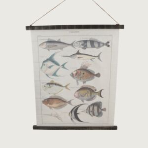 لوحة صور ايشا قماشية تعليق-متعدد الالوان