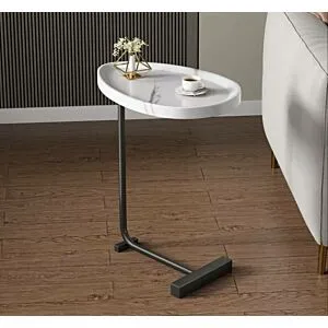 طاولة جانبية سيرال - ابيض