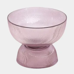 وعاء تقديم بقاعدة - حجم كبير - بنفسجي 