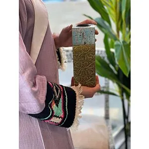 مبخرة حرف عربي أزرق ليراتا - حروف اندلسية 