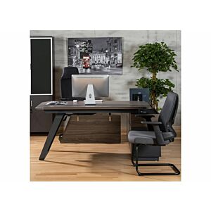 مكتب 180 سم - زاوية مكتب رستبان