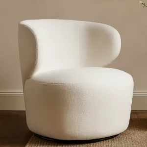 كرسي دوار ريبيل - ابيض واسود