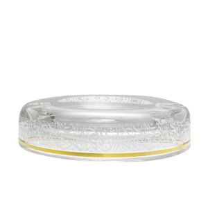 منفضة سجائر زجاج - ذهبي