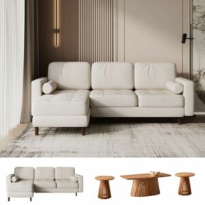 مجموعة غرفة معيشة دولتشي - 4 قطع