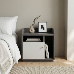 كومودينو سايا - رمادي وابيض