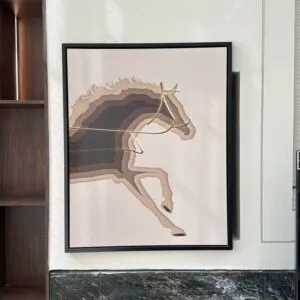 لوحة للخيل باسلوب مودرن مميزة