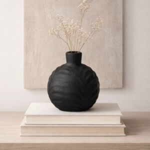 مزهرية اريا - اسود