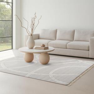 سجادة مودرن ألافا 200×300 سم - رمادي