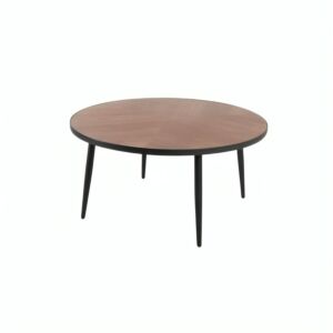 طاولة قهوة وولز - اسود وبني