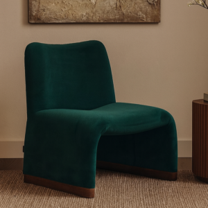 كرسي مفرد شاوبر - اخضر غامق