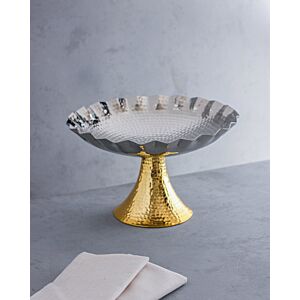 وعاء تقديم هونز فضي وذهبي - مقاس متوسط