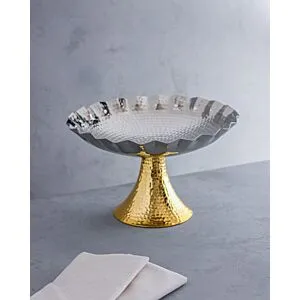 وعاء تقديم هونز فضي وذهبي - مقاس متوسط