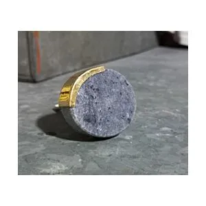 مقبض باب ماجيك - رمادي وذهبي