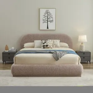 سرير كينغ 180×200 سم ستيف - مرجاني