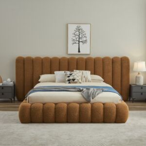 سرير كينغ 180×200 سم بيفرلي - برتقالي