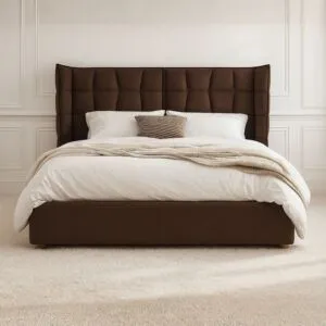 سرير كينغ جيراي 180x200 سم - بني غامق
