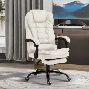 كرسي مكتب كومفورت - ابيض