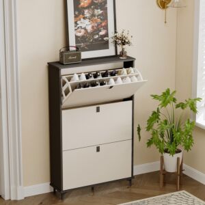 خزانة أحذية 3 أدراج روزيتا - ابيض