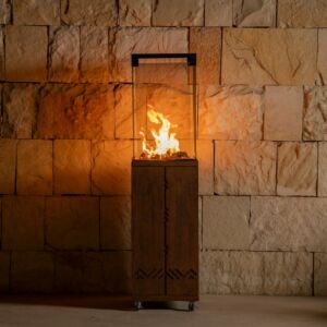 مدفأة أرافو عمودية - برونزي