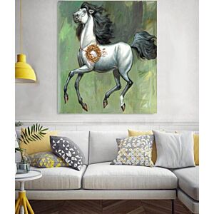 لوحة جدارية - خيول
