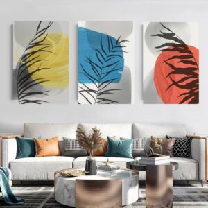 طقم 3 لوحات مودرن ويند ليفز