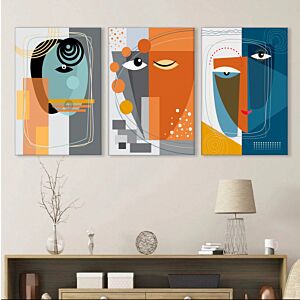 طقم 3 لوحات مودرن بورتو