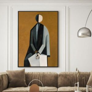 لوحة فنية جدارية بدلة