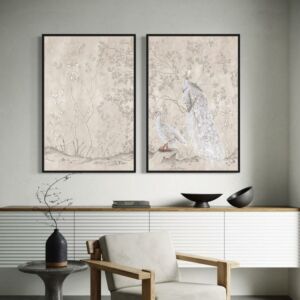 طقم مكون من لوحتين - وايت بيكوك