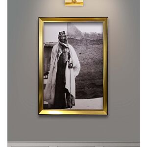 لوحة كنفاس جدارية للمؤسس الملك عبدالعزيز - طيب الله ثراه - مقاس 70x100 سم