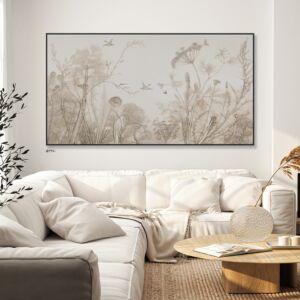 لوحة جدارية فيرا برواز اسود 160x80 سم