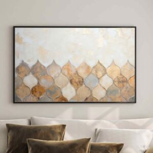 لوحة فنية رواني جدارية بزخارف هندسية