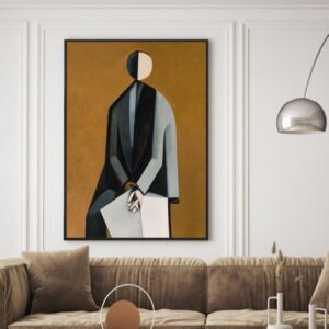 لوحة جدارية فنية اليا - قماش كانفس