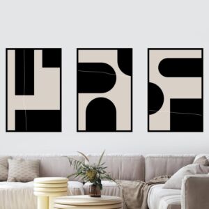 طقم لوحات 3 قطع جدارية فنية بيرل