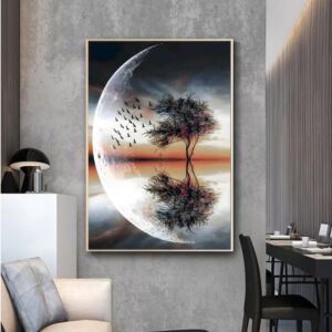 لوحة جدارية تجريدي زياش