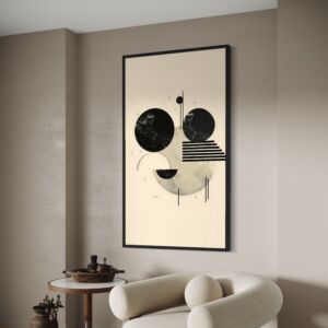 لوحة جدارية فنية مودرن - جمال الهندسة