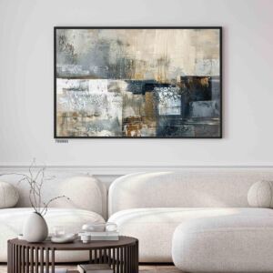 لوحة جدارية فنية مودرن جولدن بتلزا