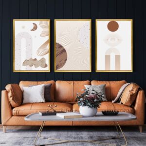 طقم لوحات 3 قطع جدارية بريتا